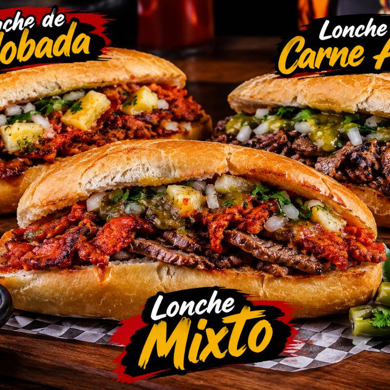 Torta Carne Asada (Pan Bolillo)
