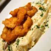 Pasta a la Crema con Camaron