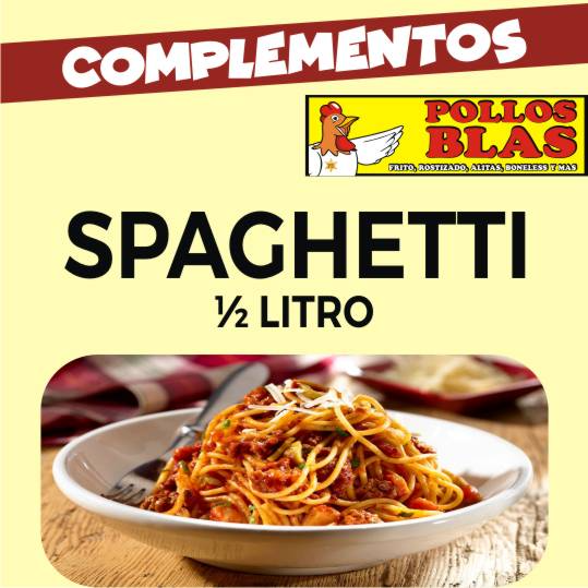 Medio litro de spaguetti