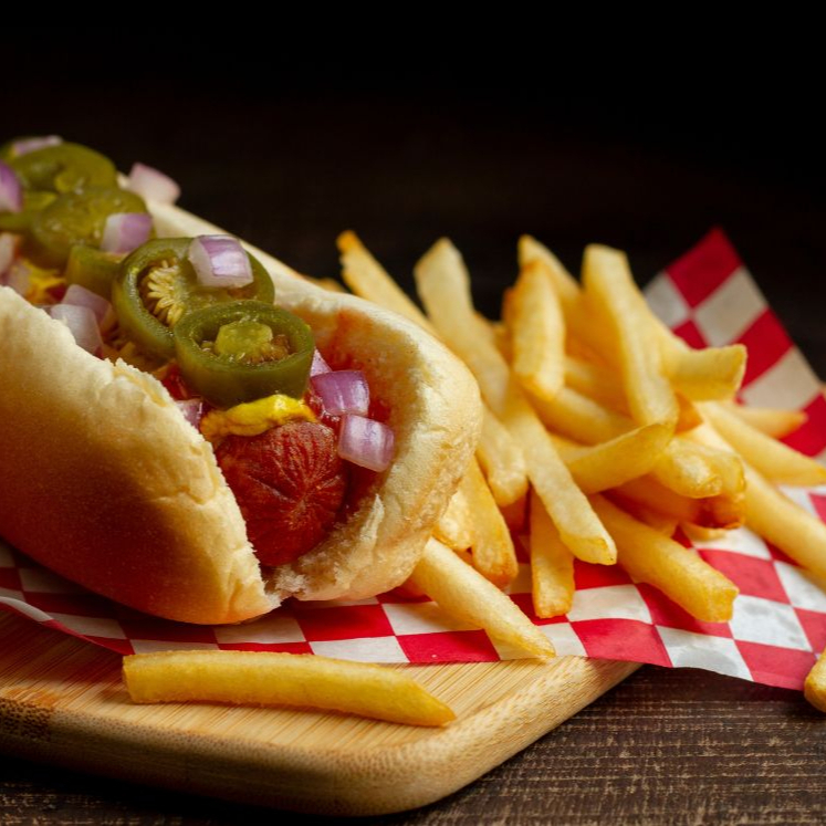 Hot Dogs Con Papas