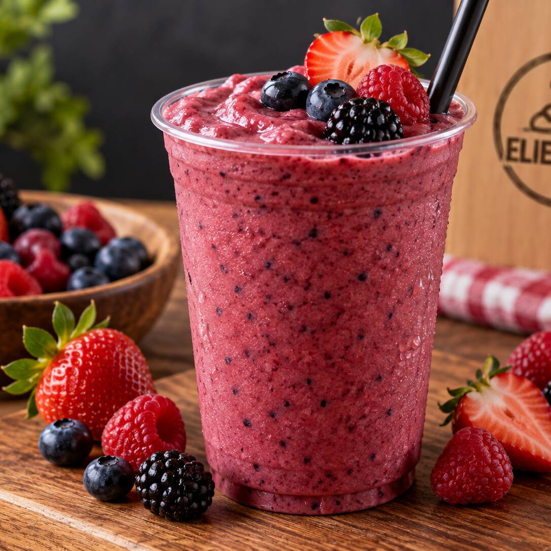 Smoothie de frutos rojos