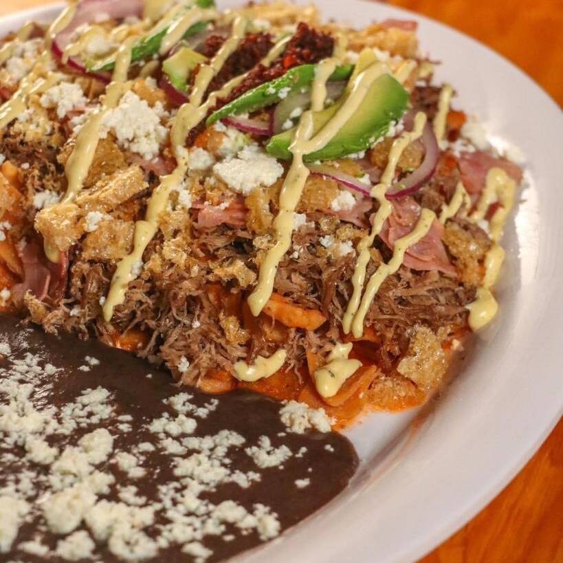 Chilaquiles de la barda