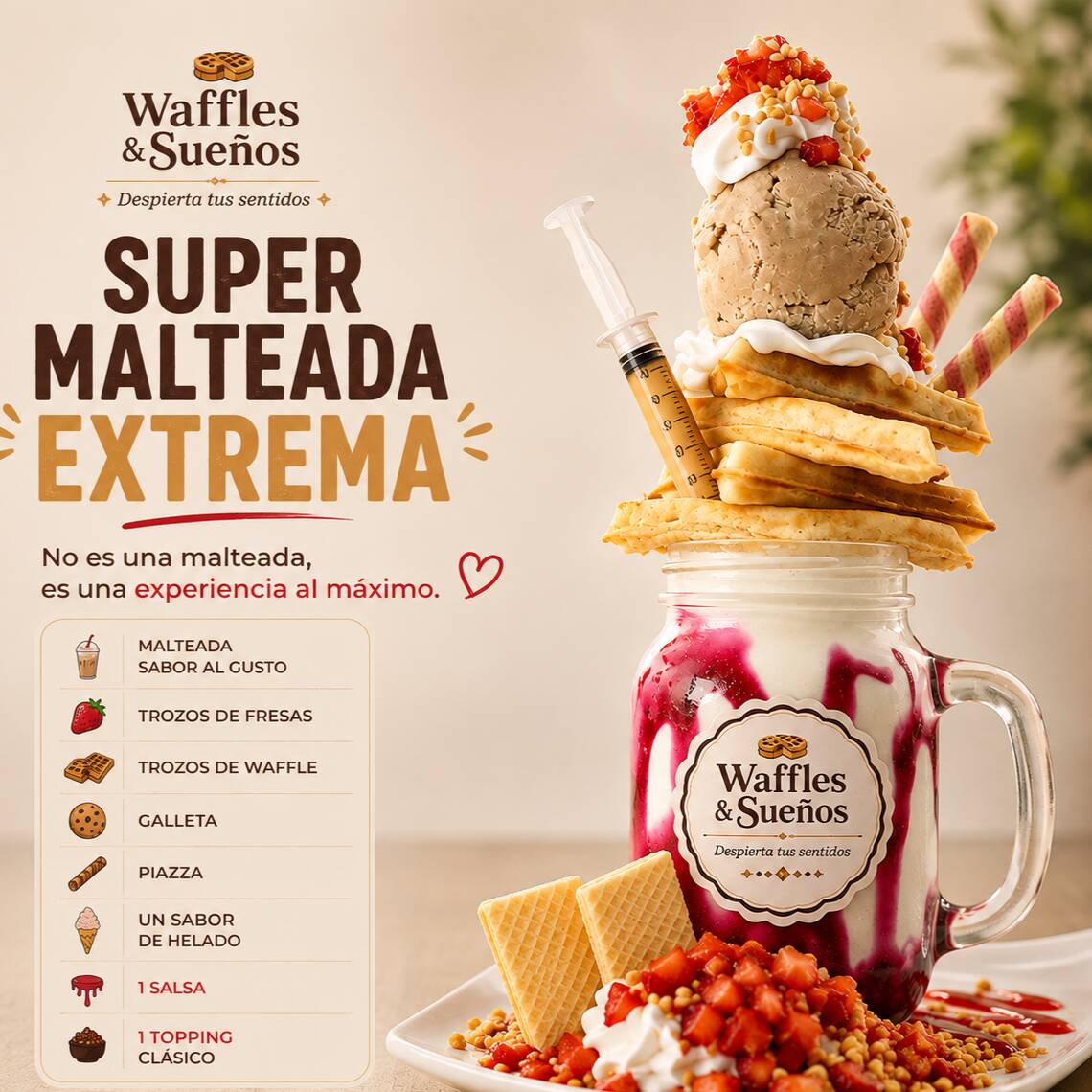 Súper Malteada Extrema