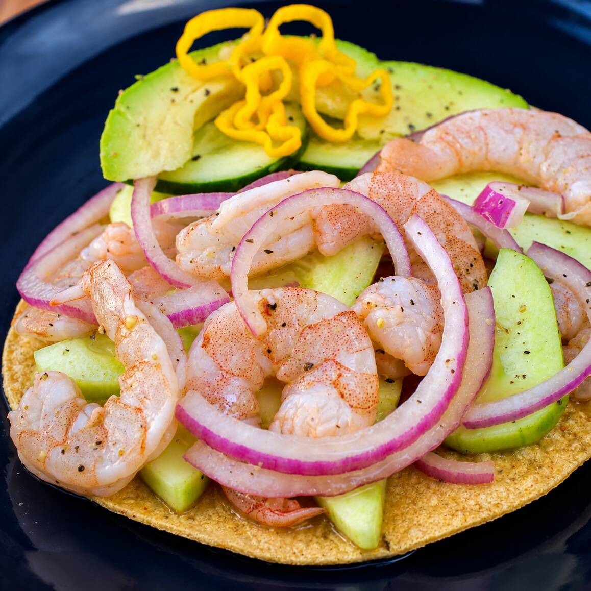 Tostada de Aguachile de Habanero