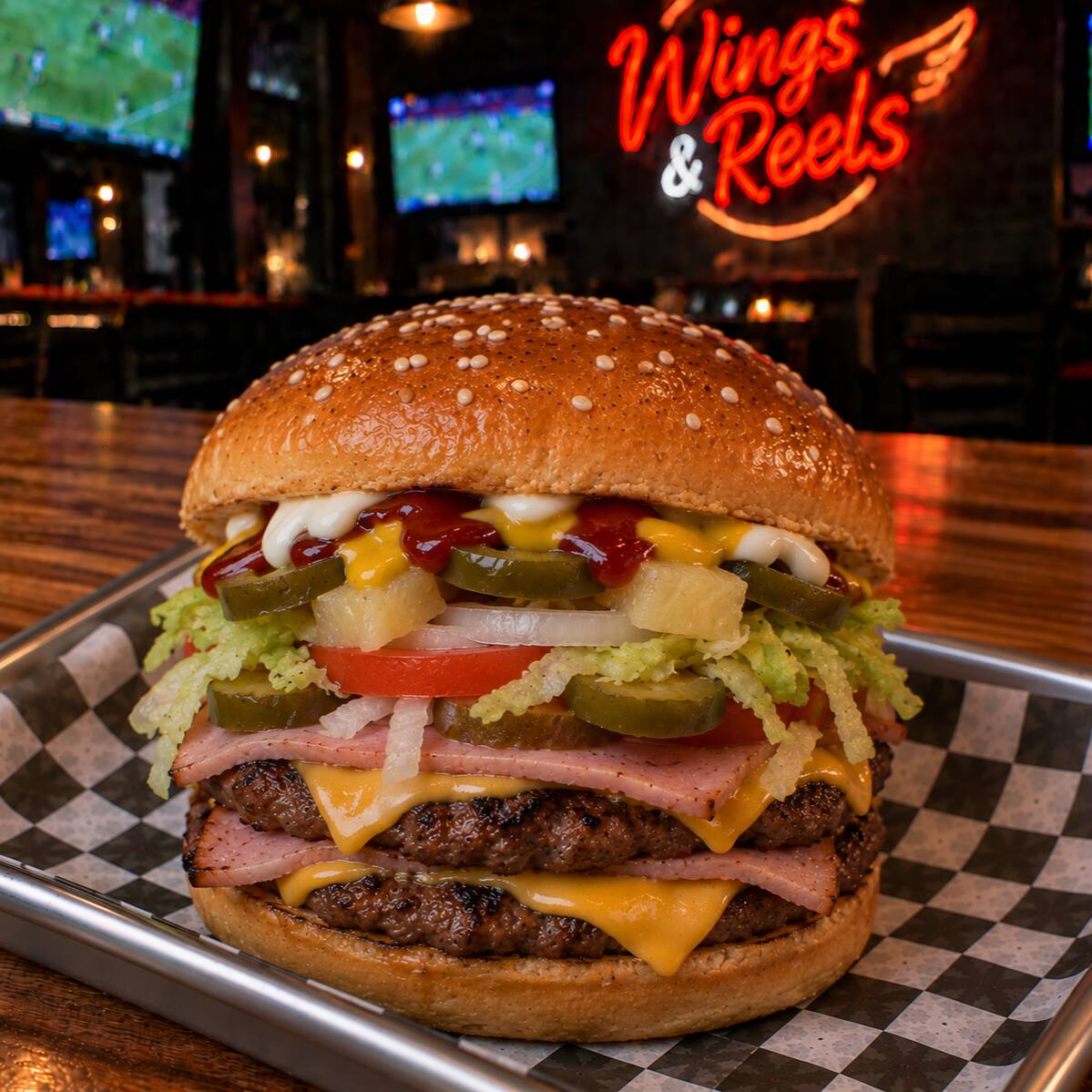 HAMBURGUESA DOBLE CARNE