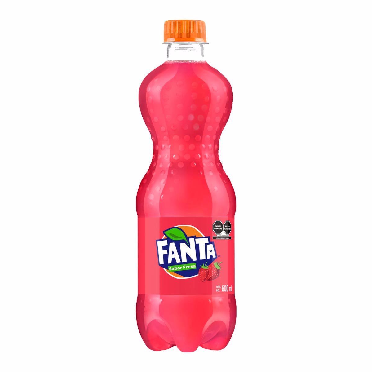 Fanta Sabor Fresa Refresco Botella de 600 Ml