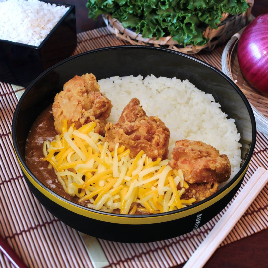 Curry con Kara-Ague con Queso