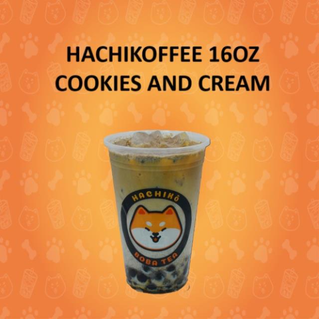 HACHIKOFFEE COOKIES AND CREAM LATTE 16OZ