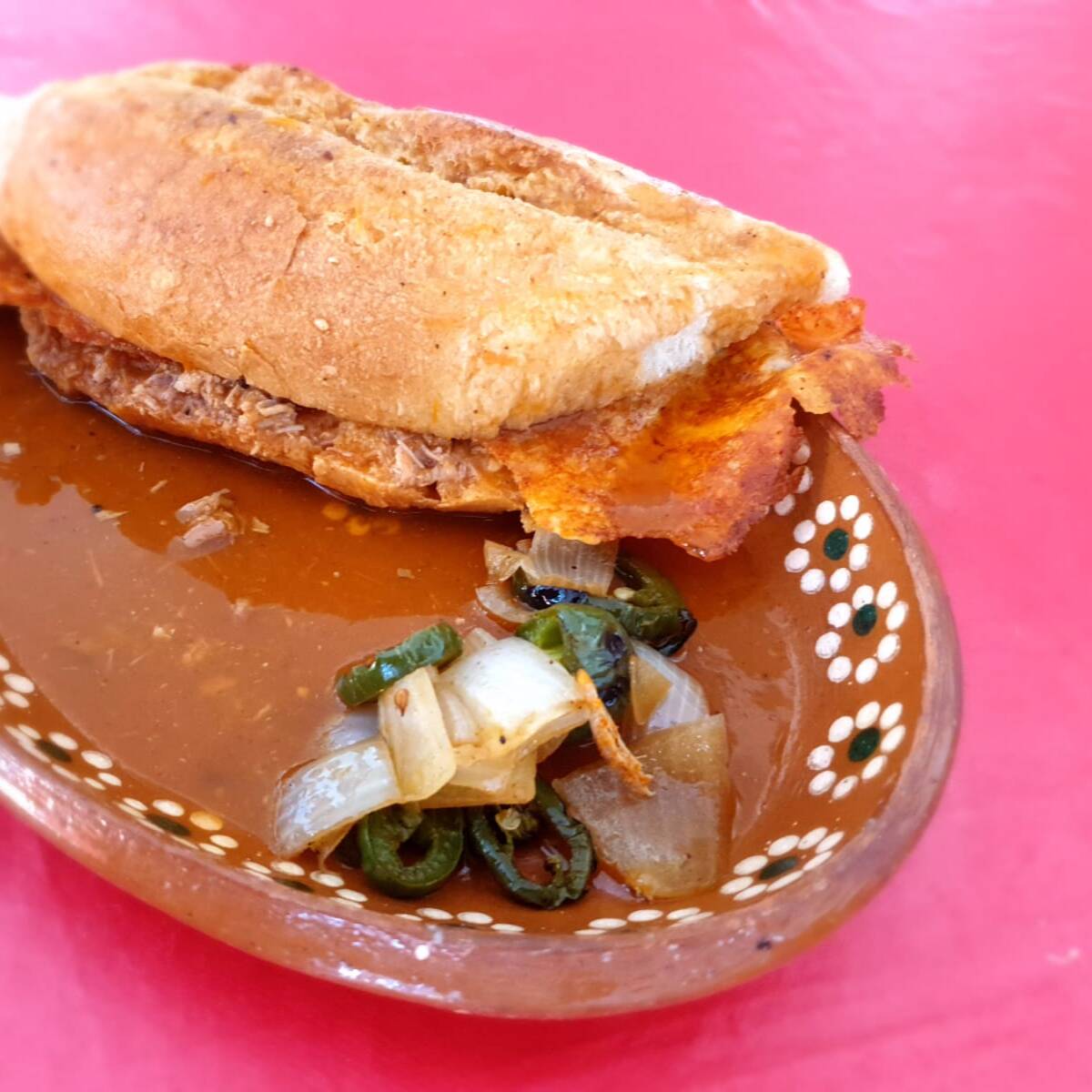 Torta Birria Bañado