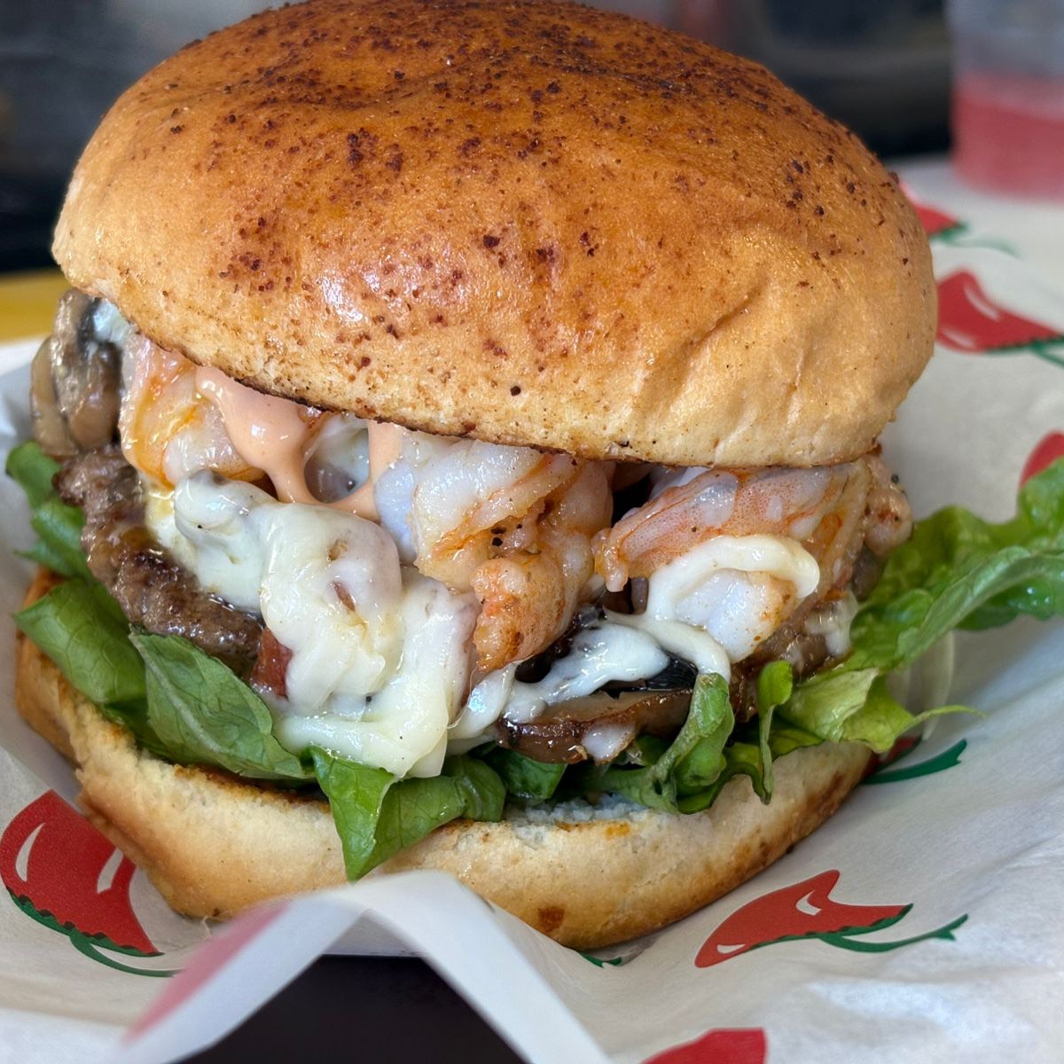 Hamburguesa Mar y Tierra