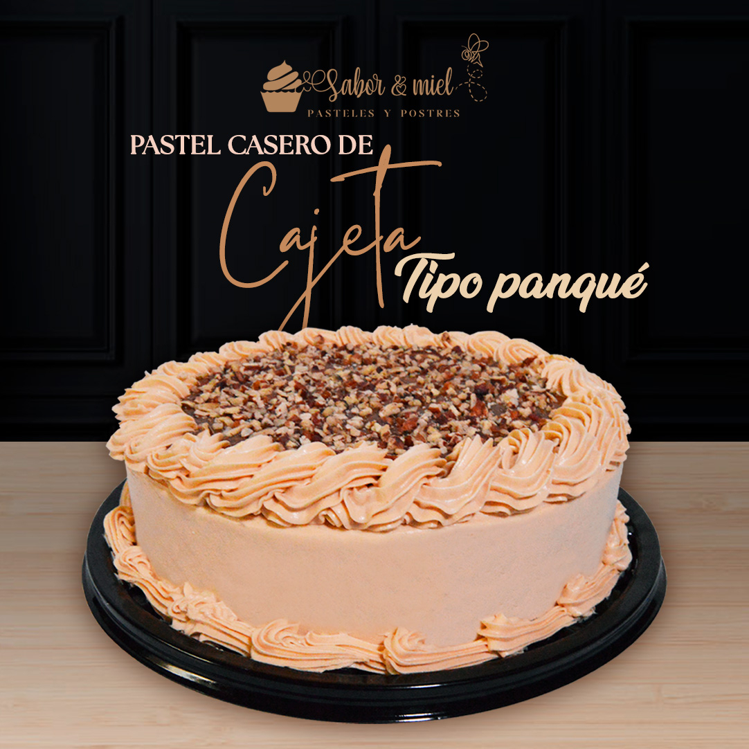 Pastel Casero de Cajeta