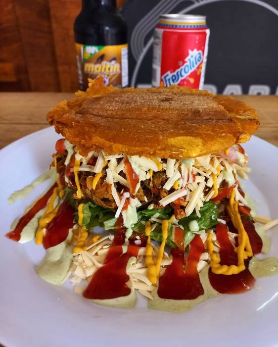 Patacón de carne