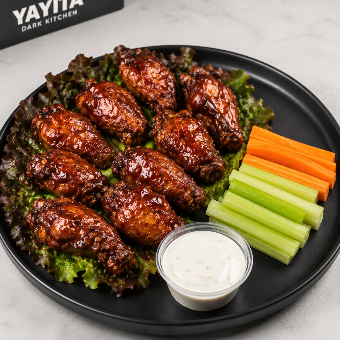 Alitas BBQ 8pzs