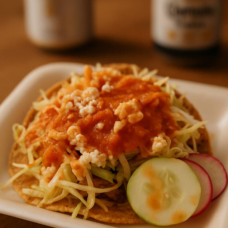 Tostada Raspada de Pierna
