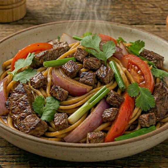 Tallarín Saltado con Lomo