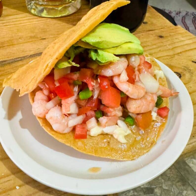 TOSTADA DE CAMARON