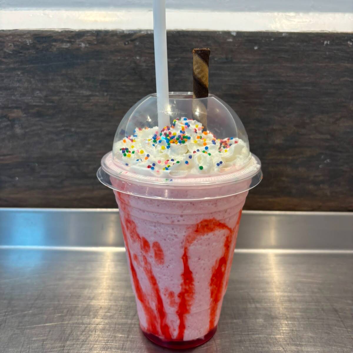 Frappe Fresas con Crema
