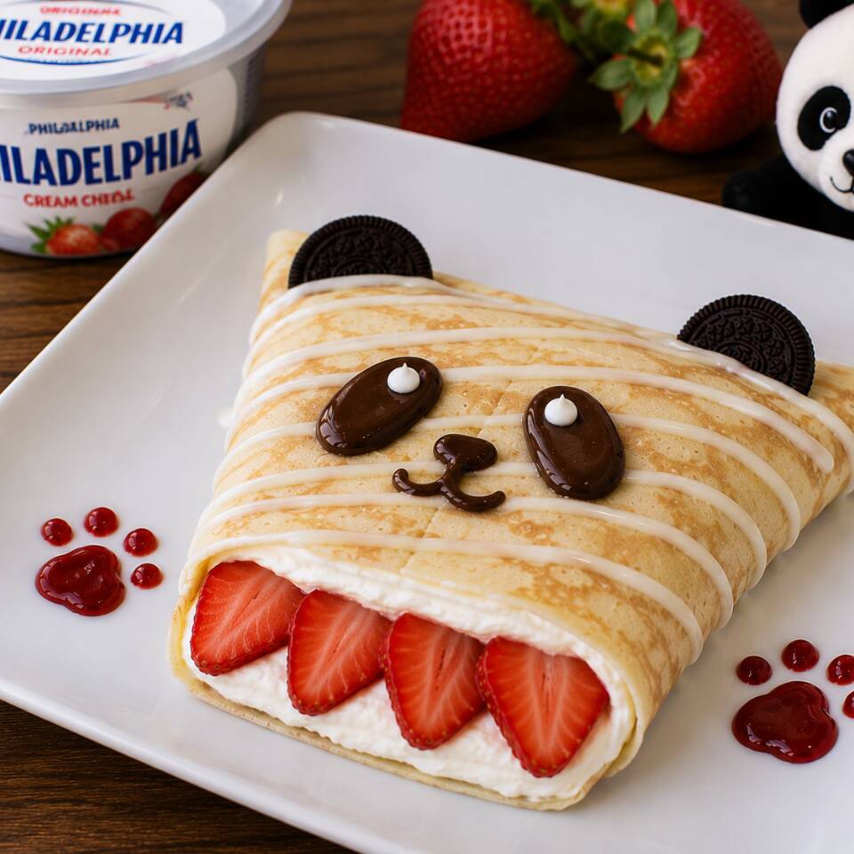 Crepanda Philadelphia con Fresa