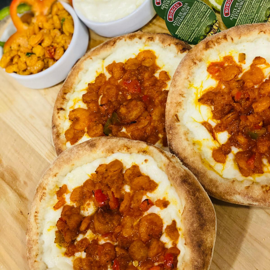 CAMARÃO TEMPERADO COM CATUPIRY