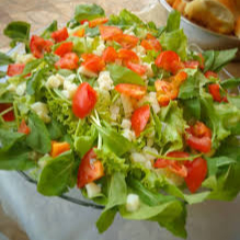 Rúcula, Agrião, Alfaces e Tomate.