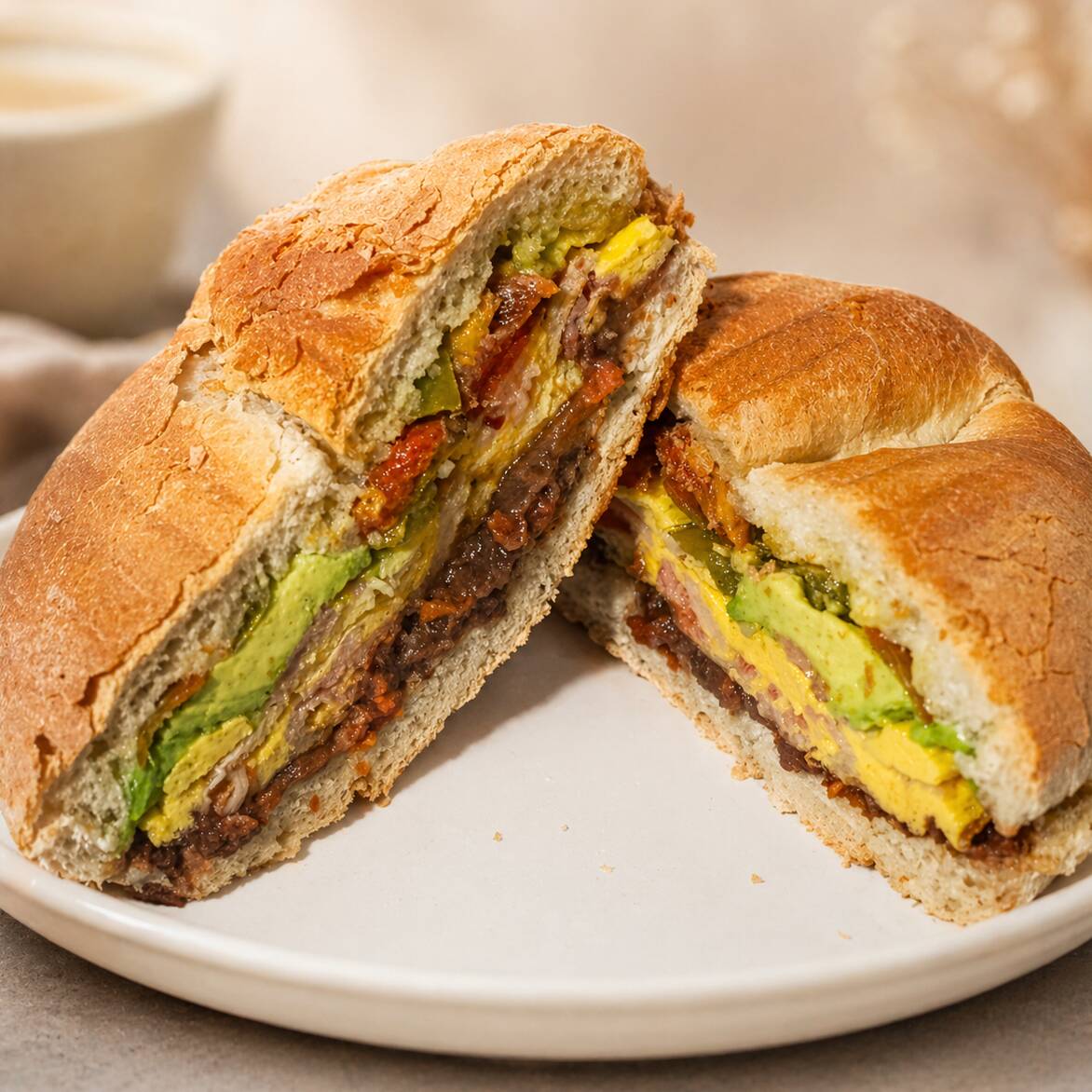 Torta con Jamón con Huevo