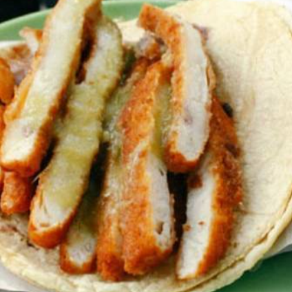 Taco de Milanesa de Pollo