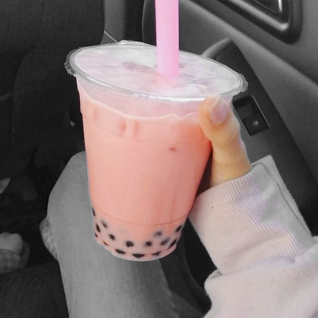 Tapioca de fresas con crema