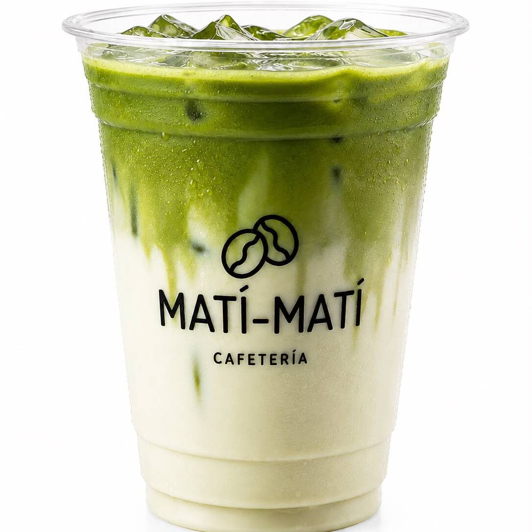 Matcha Latte Frío 12 Oz