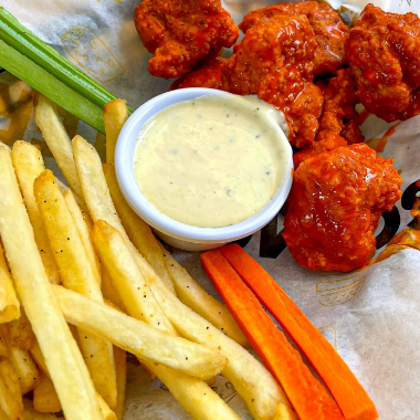 Boneless 500gr con Papas