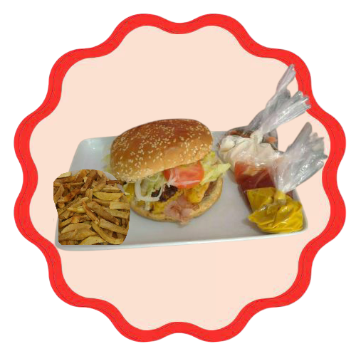 Hamburguesa con Papas