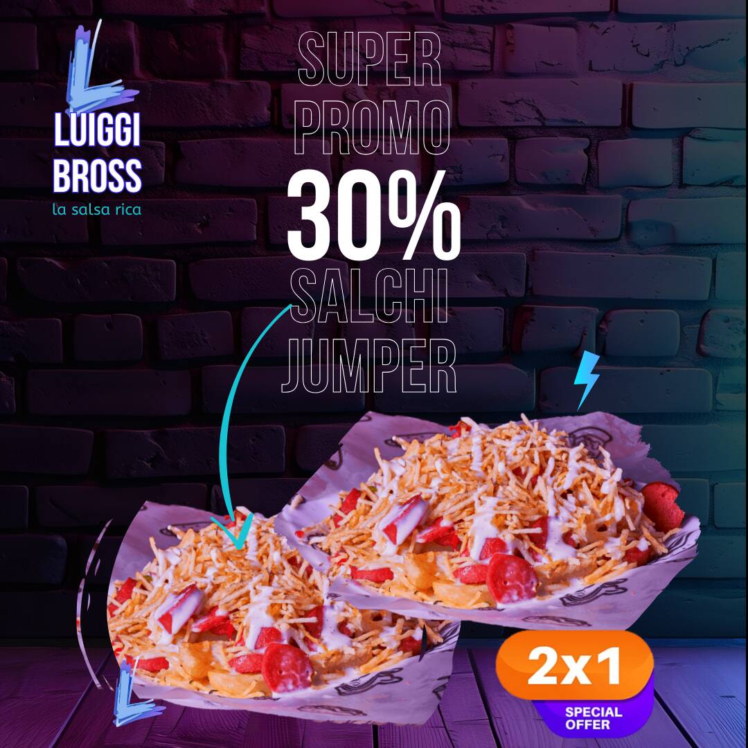 Salchipapa Jumper 2x1