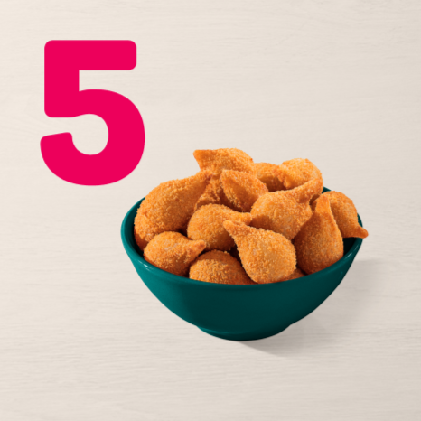 A Minicoxinha do Ragazzo é a definição de perfeição! Escolha 5 Minicoxinhas de qualquer sabor. Cuidado, recheio quente.