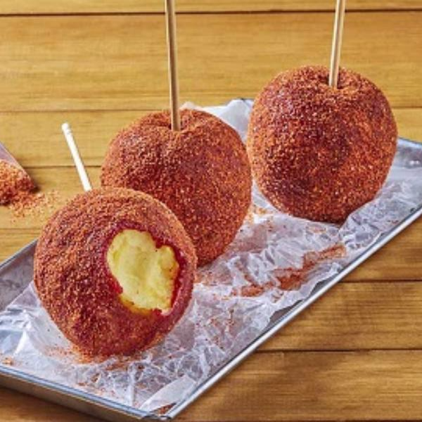 Manzana con chamoy