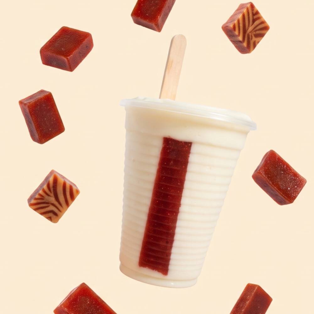 Helado de Queso con Bocadillo