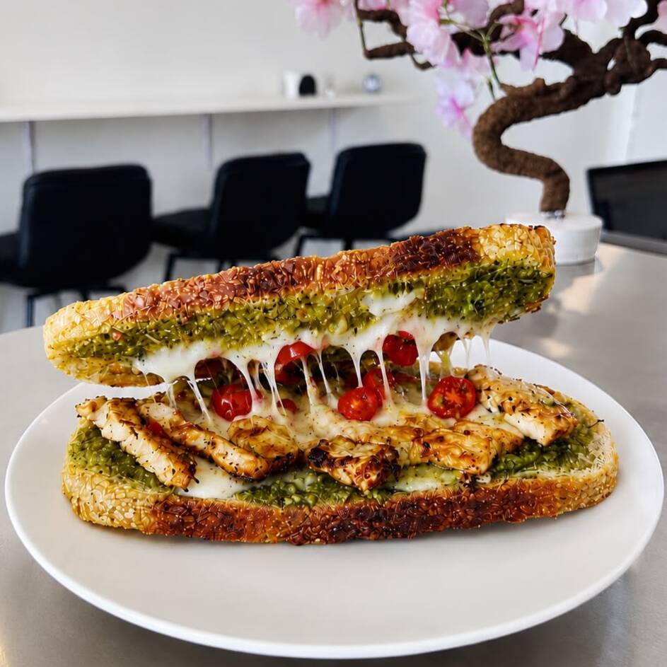 Chicken Pesto Melt