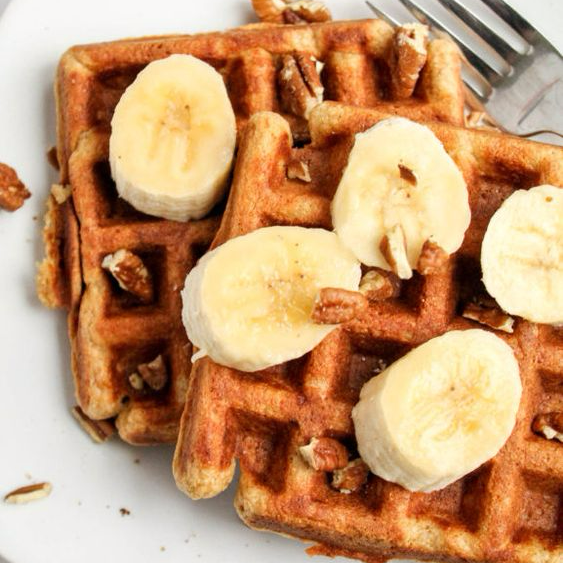 Waffle Nutella y Plátano