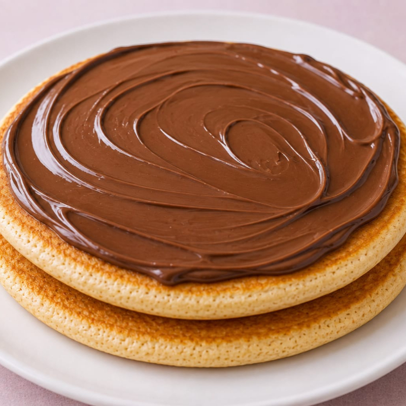 hotcakes con nutella