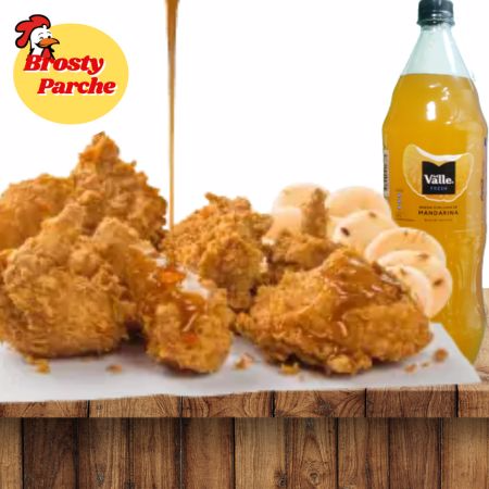🔥Medio Pollo Apanado + 1 Valle 1.5l+Ensalada 🔥