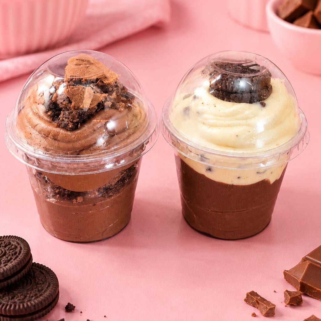 Combo 2 Mini Copinhos da Felicidade -60ml Chocolatudo e Oreo 60ML