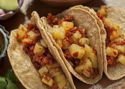 Taquito de Longaniza con Papas