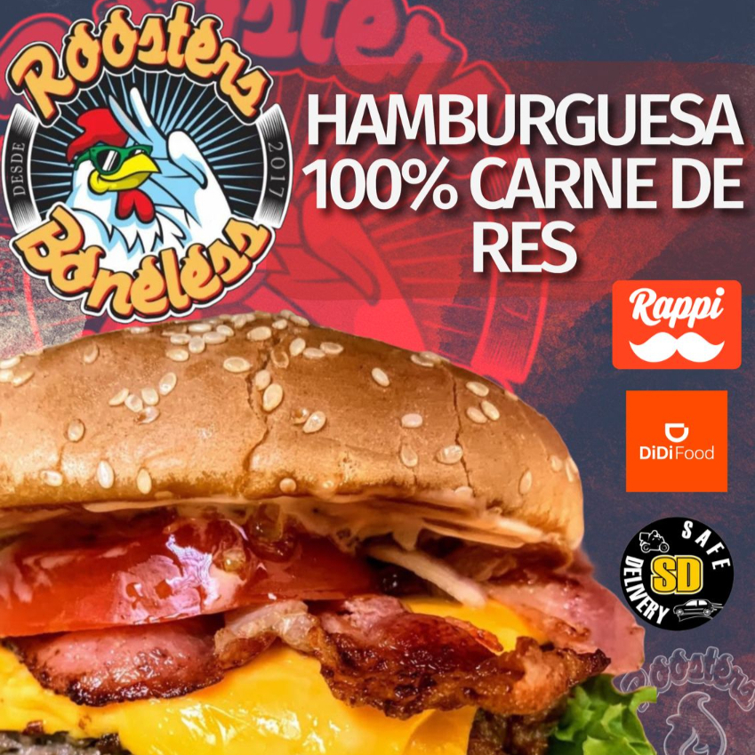 Hamburguesa Doble Res