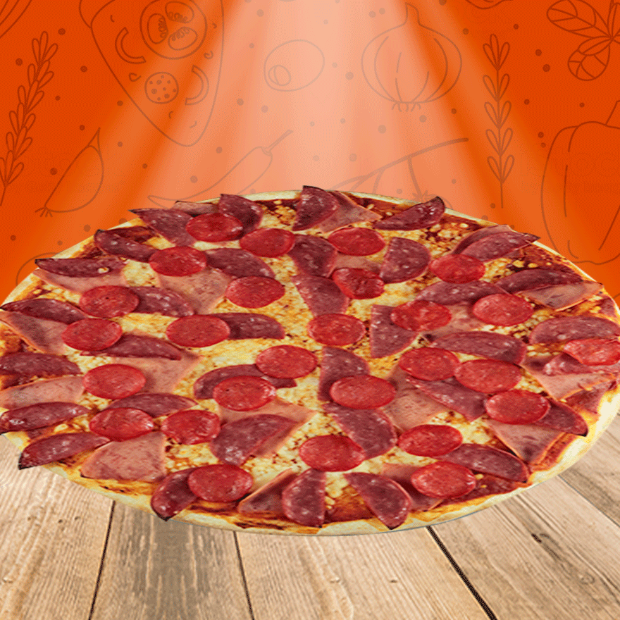 Pizza Fam. Carnes Frias Extra Queso
