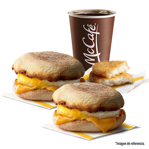 2McMuffin Huevo y Queso + 1 Americano + 1 Hashbrown