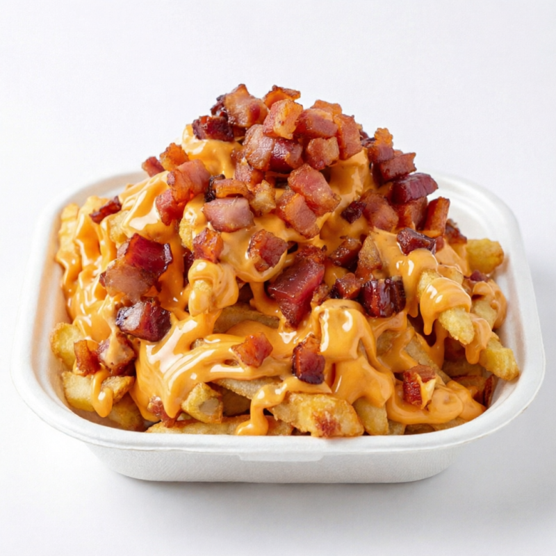 200 Gm batata frita calabresa,bacon