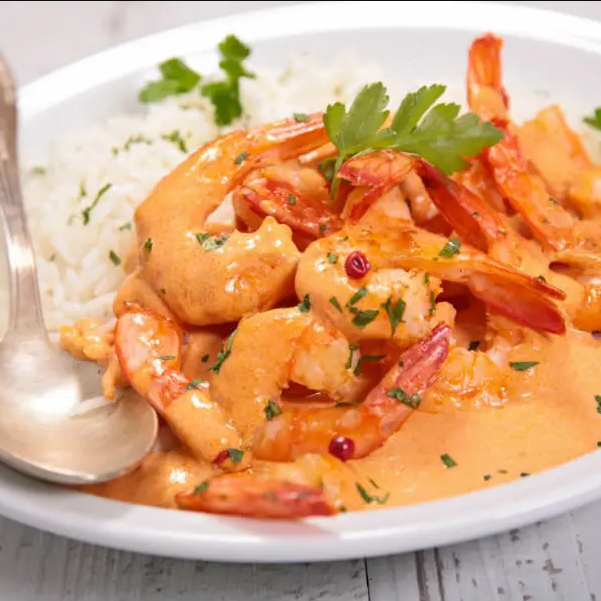 Camarones con Queso Crema 250 G