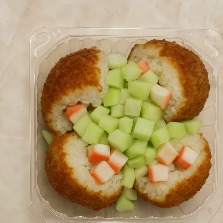 Bola de arroz Surimi