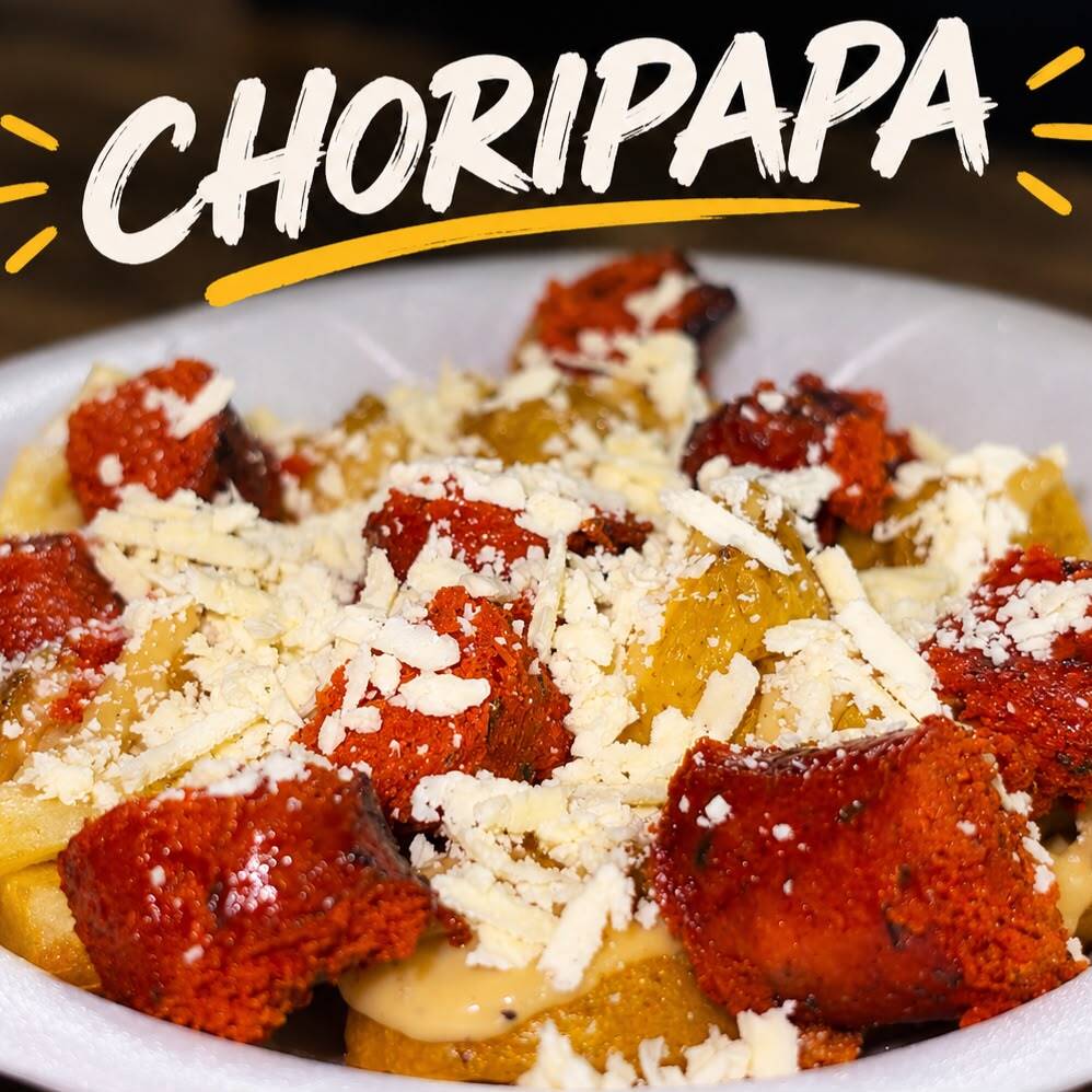 Picada de Papa Criolla y Chorizo