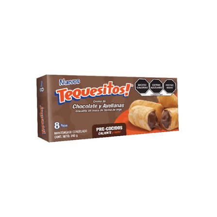 Tequeños AirFryer (Precocidos) 8Und Choco Avellana