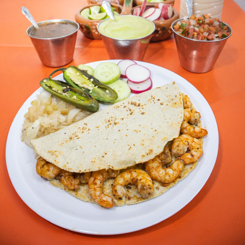 QUESADILLA DE CAMARON