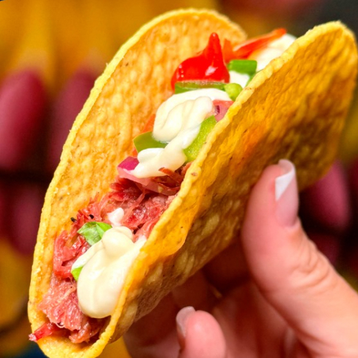 Tortilha crocante e calabresa